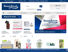Tablet Screenshot of beautyfrench.com